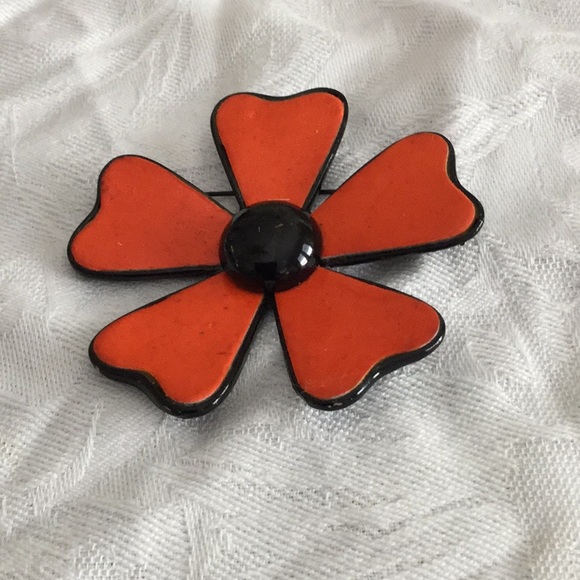 🌴Fun Vintage Flower Brooch Wardrobe Must Have 🌴 - Picture 2 of 6